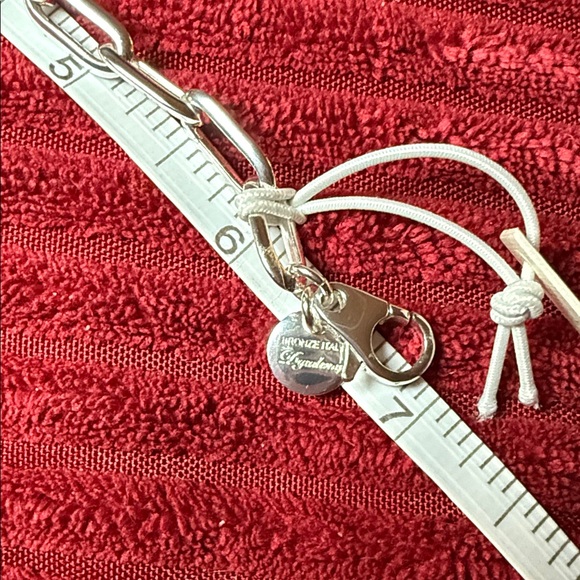 Sterling Silver Plated Chain Bracelet - Picture 4 of 4